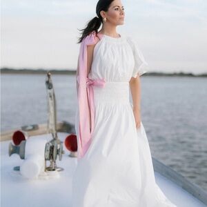 Melbourne - Reynolds White One Shoulder Maxi Dress